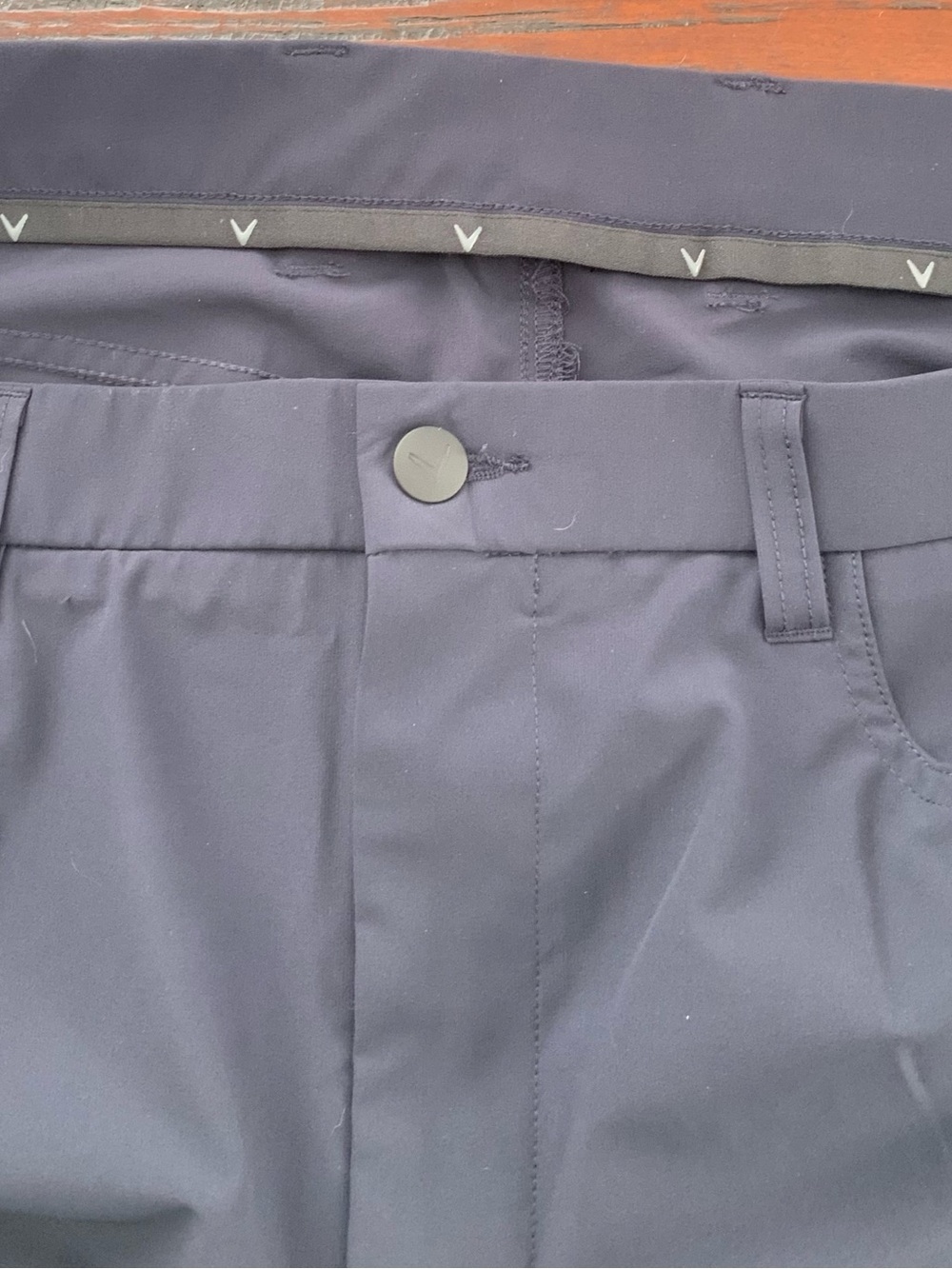 Callaway Men’s Navy Flat-Front Performance pants